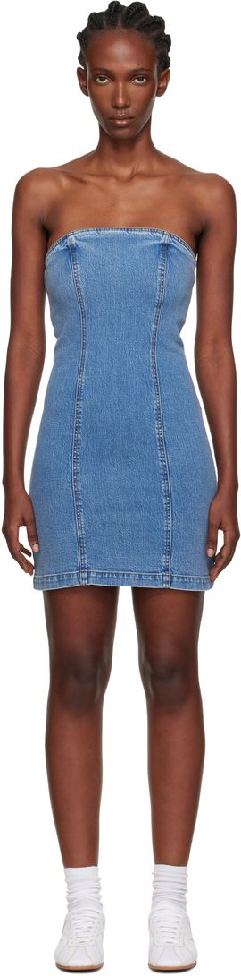 Holzweiler Holzweiler Blue Kristin Denim Minidress