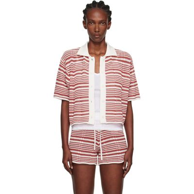 Holzweiler Holzweiler White Kelp Striped Shirt