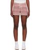 Holzweiler Holzweiler White Kelp Striped Shorts - 1