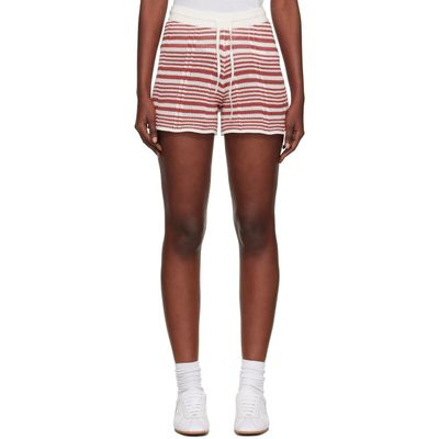 Holzweiler Holzweiler White Kelp Striped Shorts