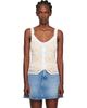 Holzweiler Holzweiler White Rosie Crochet Tank Top - 1