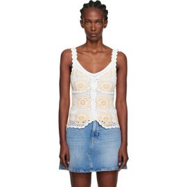 Holzweiler Holzweiler White Rosie Crochet Tank Top