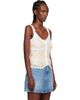 Holzweiler Holzweiler White Rosie Crochet Tank Top - 2