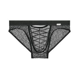 HOM HOM Night Universe Lace Front Mini Briefs