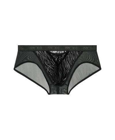 Hom Hom Woh Personal Allure Tiger Print Mini Briefs