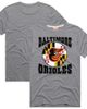 Homage Men's Homage Gray Baltimore Orioles Hyper Local Tri-Blend T-Shirt  - 1