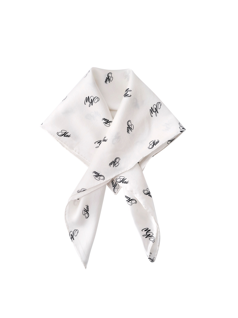 HOME OF HAI X NOTHING WRITTEN Logo Silk Scarf (2 Colors)
