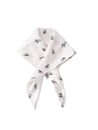HOME OF HAI X NOTHING WRITTEN Logo Silk Scarf (2 Colors)