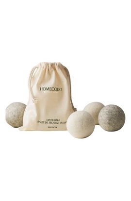 Homecourt Homecourt Set of 4 Wool Dryer Balls 