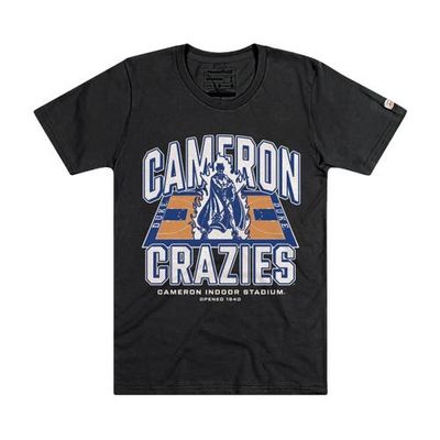 HOMEFIELD Men's Homefield Black Duke Blue Devils Basketball Vintage T-Shirt 