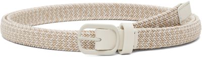HOMME PLISSÉ ISSEY MIYAKE HOMME PLISSÉ ISSEY MIYAKE Beige Braided Belt