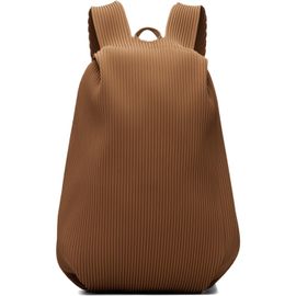 HOMME PLISSÉ ISSEY MIYAKE HOMME PLISSÉ ISSEY MIYAKE Beige Pleats Backpack
