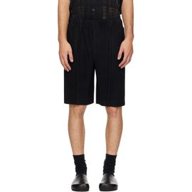 HOMME PLISSÉ ISSEY MIYAKE HOMME PLISSÉ ISSEY MIYAKE Black Monthly Colors August Shorts