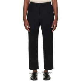 HOMME PLISSÉ ISSEY MIYAKE HOMME PLISSÉ ISSEY MIYAKE Black Monthly Colors March Trousers