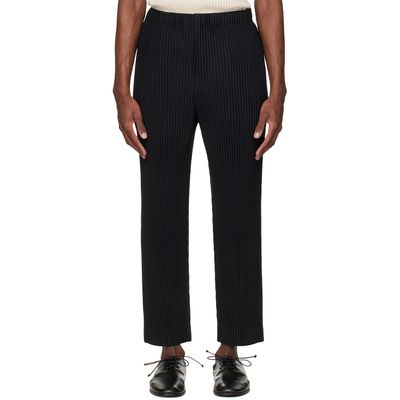 HOMME PLISSÉ ISSEY MIYAKE HOMME PLISSÉ ISSEY MIYAKE Black Monthly Colors March Trousers