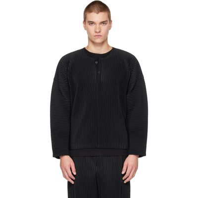 HOMME PLISSÉ ISSEY MIYAKE HOMME PLISSÉ ISSEY MIYAKE Black Monthly Colors September Shirt