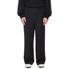 HOMME PLISSÉ ISSEY MIYAKE HOMME PLISSÉ ISSEY MIYAKE Black Opacity Trousers