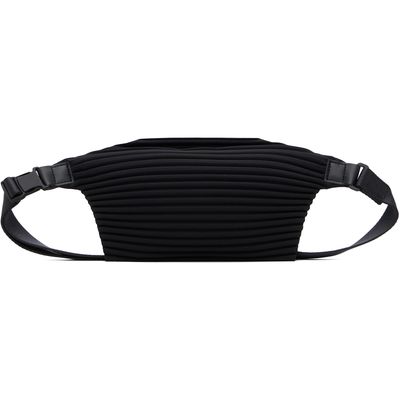 HOMME PLISSÉ ISSEY MIYAKE HOMME PLISSÉ ISSEY MIYAKE Black Pleats Slim Belt Bag