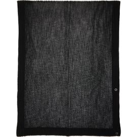 HOMME PLISSÉ ISSEY MIYAKE HOMME PLISSÉ ISSEY MIYAKE Black Rustic Mesh Scarf
