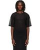 HOMME PLISSÉ ISSEY MIYAKE HOMME PLISSÉ ISSEY MIYAKE Black Rustic Mesh T-shirt - 1