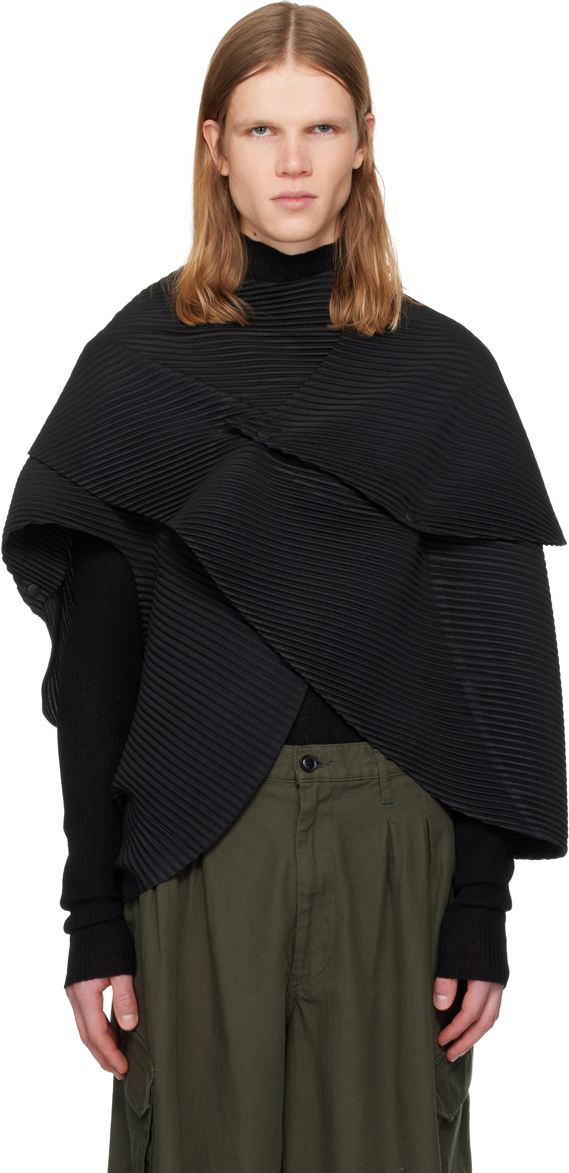 HOMME PLISSÉ ISSEY MIYAKE - Black Stone Cloud Vest