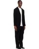 HOMME PLISSÉ ISSEY MIYAKE HOMME PLISSÉ ISSEY MIYAKE Black Tuxedo Pleats Coat - 2
