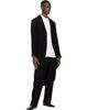 HOMME PLISSÉ ISSEY MIYAKE HOMME PLISSÉ ISSEY MIYAKE Black Tuxedo Pleats Coat - 4
