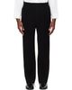HOMME PLISSÉ ISSEY MIYAKE HOMME PLISSÉ ISSEY MIYAKE Black Tuxedo Pleats Trousers - 1
