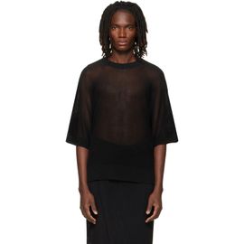 HOMME PLISSÉ ISSEY MIYAKE HOMME PLISSÉ ISSEY MIYAKE Black Washi Framework-T T-shirt