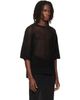 HOMME PLISSÉ ISSEY MIYAKE HOMME PLISSÉ ISSEY MIYAKE Black Washi Framework-T T-shirt - 2