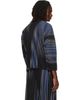 HOMME PLISSÉ ISSEY MIYAKE HOMME PLISSÉ ISSEY MIYAKE Blue & Black Blend Of Lights T-shirt - 3