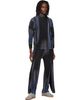 HOMME PLISSÉ ISSEY MIYAKE HOMME PLISSÉ ISSEY MIYAKE Blue & Black Blend Of Lights T-shirt - 4