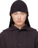HOMME PLISSÉ ISSEY MIYAKE HOMME PLISSÉ ISSEY MIYAKE Brown Crochet Hat - 1