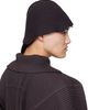 HOMME PLISSÉ ISSEY MIYAKE HOMME PLISSÉ ISSEY MIYAKE Brown Crochet Hat - 3