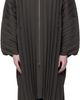 HOMME PLISSÉ ISSEY MIYAKE HOMME PLISSÉ ISSEY MIYAKE Brown Edge Light February Coat - 1