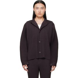 HOMME PLISSÉ ISSEY MIYAKE HOMME PLISSÉ ISSEY MIYAKE Brown Linen Like Jacket