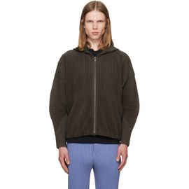 HOMME PLISSÉ ISSEY MIYAKE HOMME PLISSÉ ISSEY MIYAKE Brown Monthly Colors July Hoodie