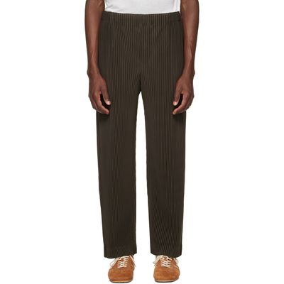 HOMME PLISSÉ ISSEY MIYAKE HOMME PLISSÉ ISSEY MIYAKE Brown Monthly Colors July Trousers