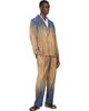 HOMME PLISSÉ ISSEY MIYAKE HOMME PLISSÉ ISSEY MIYAKE Brown Paint Brush Close-Up Trousers - 4