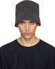 HOMME PLISSÉ ISSEY MIYAKE HOMME PLISSÉ ISSEY MIYAKE Gray Washi Bucket Hat - 1