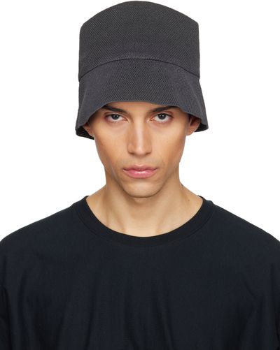 HOMME PLISSÉ ISSEY MIYAKE HOMME PLISSÉ ISSEY MIYAKE Gray Washi Bucket Hat