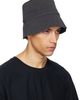 HOMME PLISSÉ ISSEY MIYAKE HOMME PLISSÉ ISSEY MIYAKE Gray Washi Bucket Hat - 2