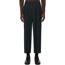 HOMME PLISSÉ ISSEY MIYAKE HOMME PLISSÉ ISSEY MIYAKE Green September Edge Trousers