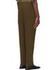 HOMME PLISSÉ ISSEY MIYAKE HOMME PLISSÉ ISSEY MIYAKE Khaki Tuxedo Pleats Trousers - 3