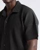 Homme Plissé Issey Miyake Homme Plissé Issey Miyake Monthly Colors August Pleated Short Sleeve Button Down Shirt - 4
