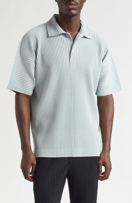 Homme Plissé Issey Miyake Homme Plissé Issey Miyake Monthly Colors June Pleated Polo