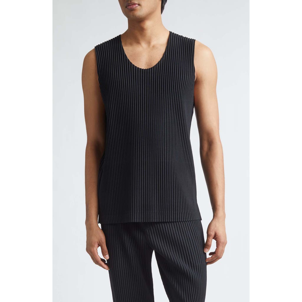 Homme Plissé Issey Miyake Homme Plissé Issey Miyake Monthly Colors June Pleated Sleeveless Top
