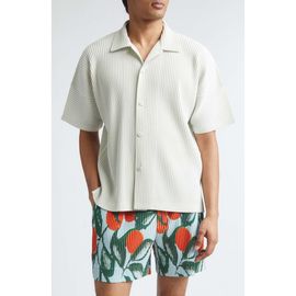 Homme Plissé Issey Miyake Homme Plissé Issey Miyake Monthly Colors May Pleated Camp Shirt