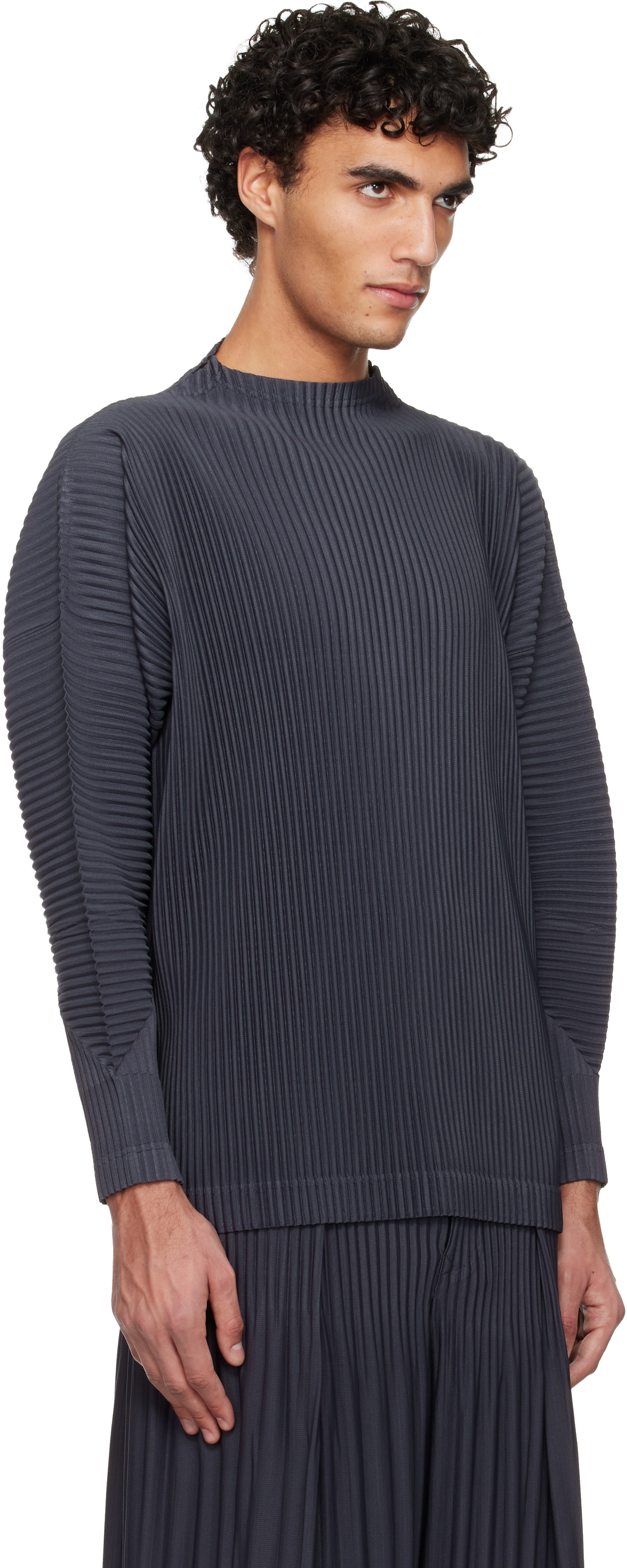 HOMME PLISSÉ ISSEY MIYAKE - Navy Monthly Colors December Top