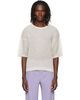 HOMME PLISSÉ ISSEY MIYAKE HOMME PLISSÉ ISSEY MIYAKE Off-White Rustic Mesh T-shirt - 1